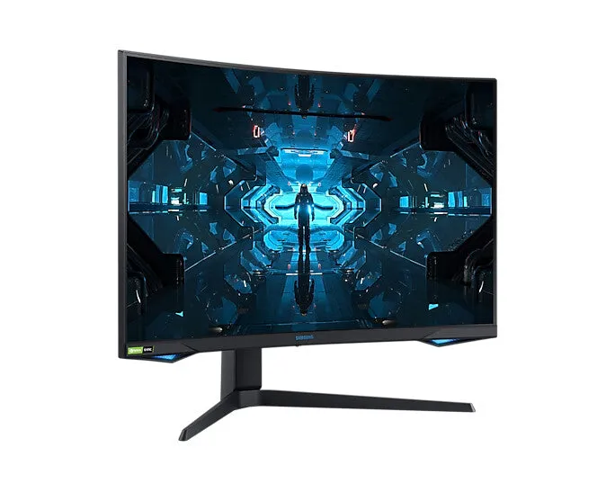 Samsung Odyssey C32G75TQS 31.5" WQHD Curved Gaming Monitor - 240Hz, 1ms, VA, G-Sync Compatible, AMD FreeSync Premium Pro, Height Adjustable, Black