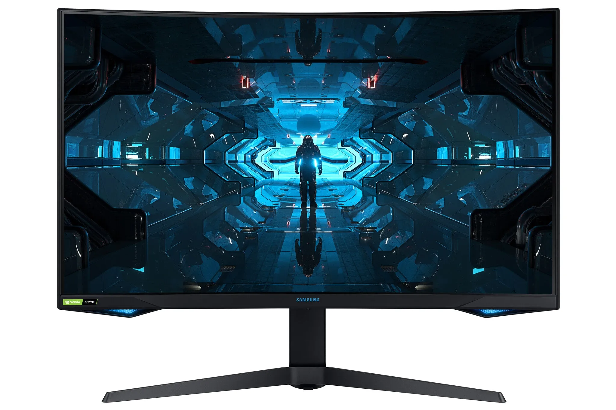 Samsung Odyssey C32G75TQS 31.5" WQHD Curved Gaming Monitor - 240Hz, 1ms, VA, G-Sync Compatible, AMD FreeSync Premium Pro, Height Adjustable, Black