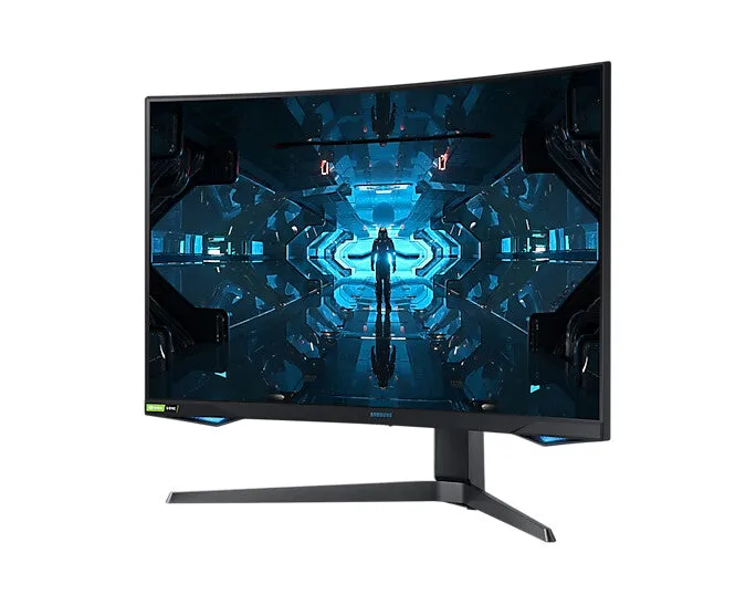 Samsung Odyssey C32G75TQS 31.5" WQHD Curved Gaming Monitor - 240Hz, 1ms, VA, G-Sync Compatible, AMD FreeSync Premium Pro, Height Adjustable, Black