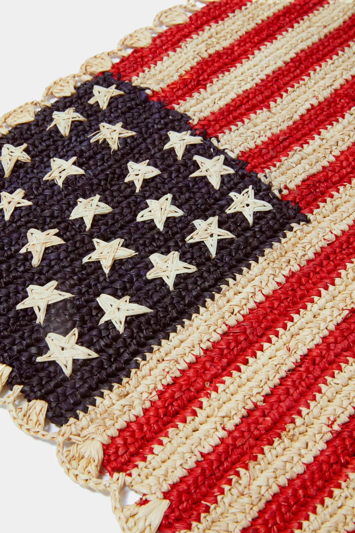 Scalloped Americana Placemat Set of 4
