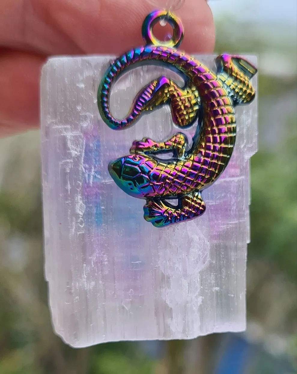 SELENITE PENDANTS