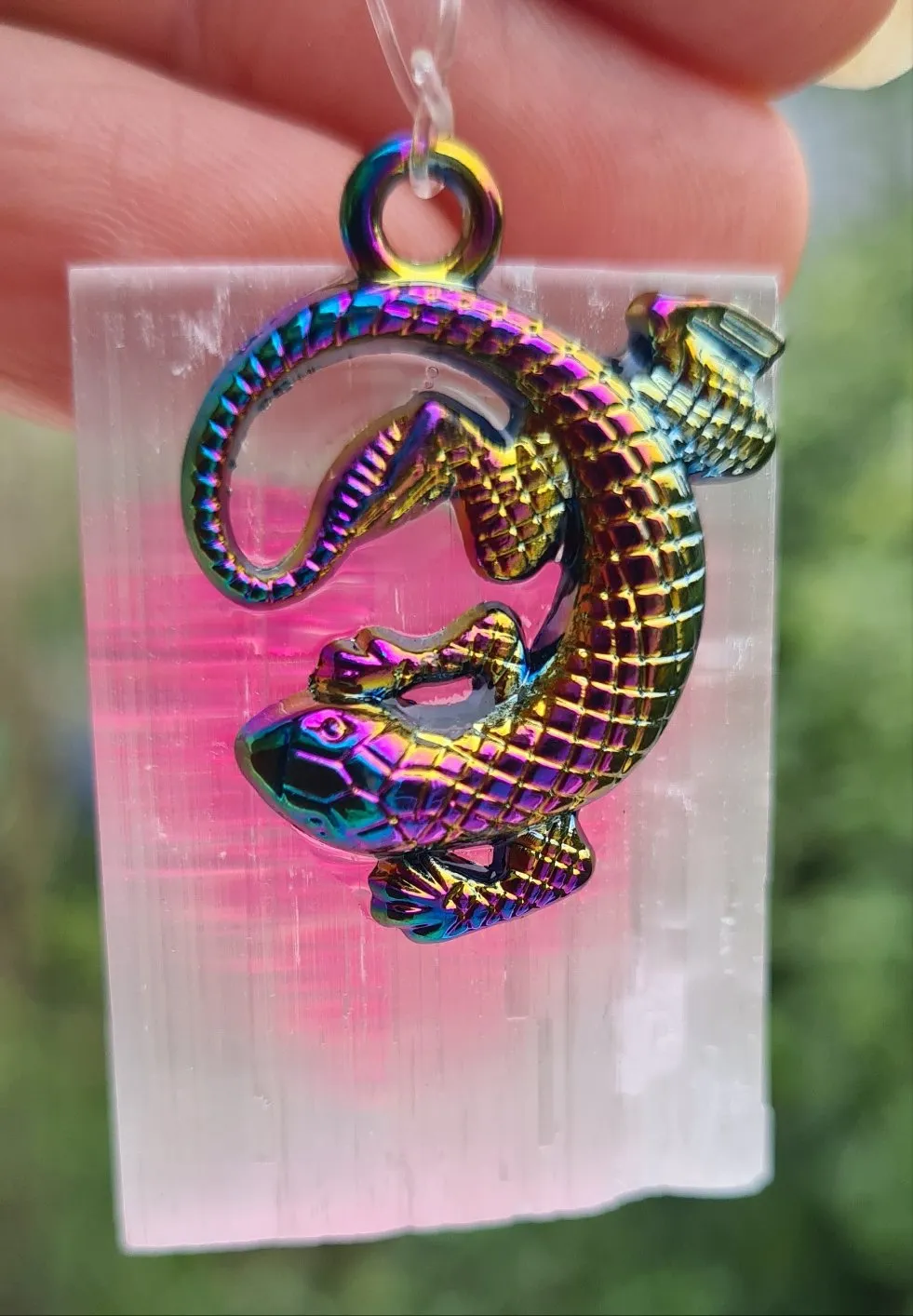 SELENITE PENDANTS