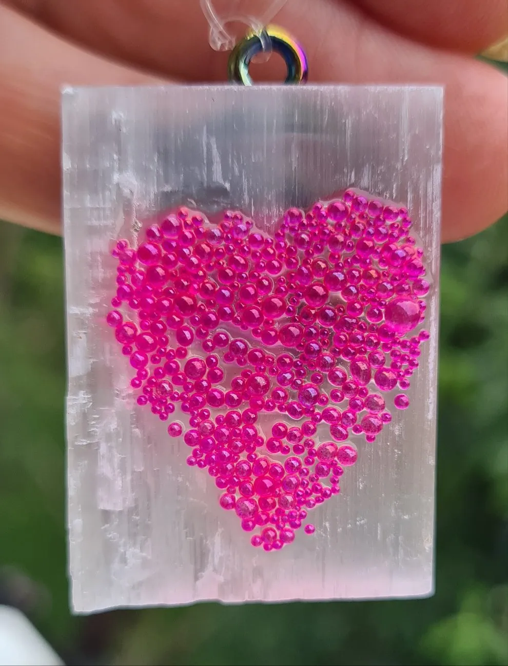 SELENITE PENDANTS
