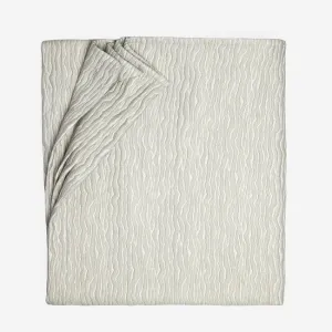 Sferra | Ondate Blanket Cover - Full/Queen - Bluefin