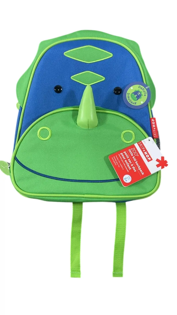 Skip Hop Zoo Little Kid Backpack, Dakota Dinosaur