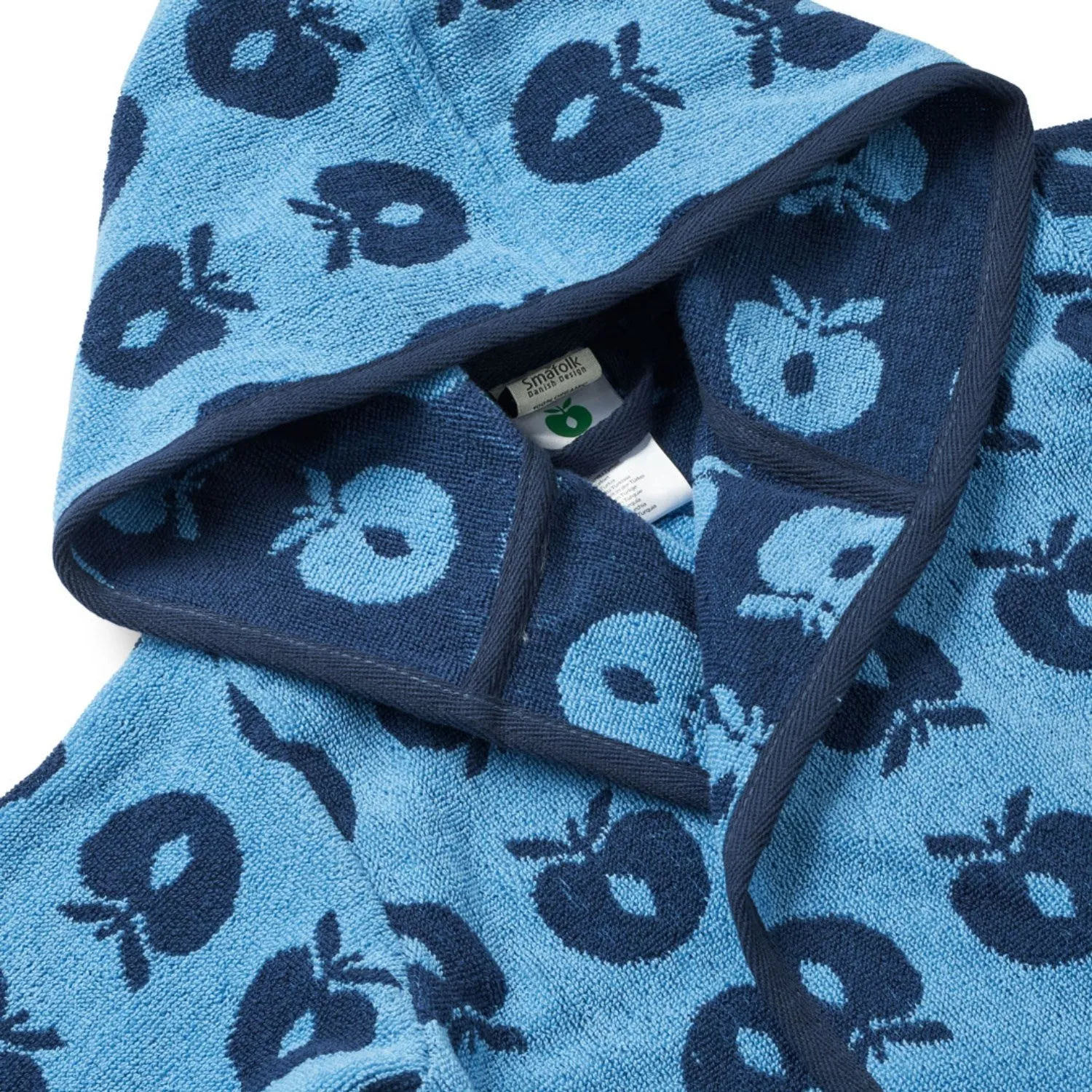 Småfolk Blue Grotto Bathrobe With Apples