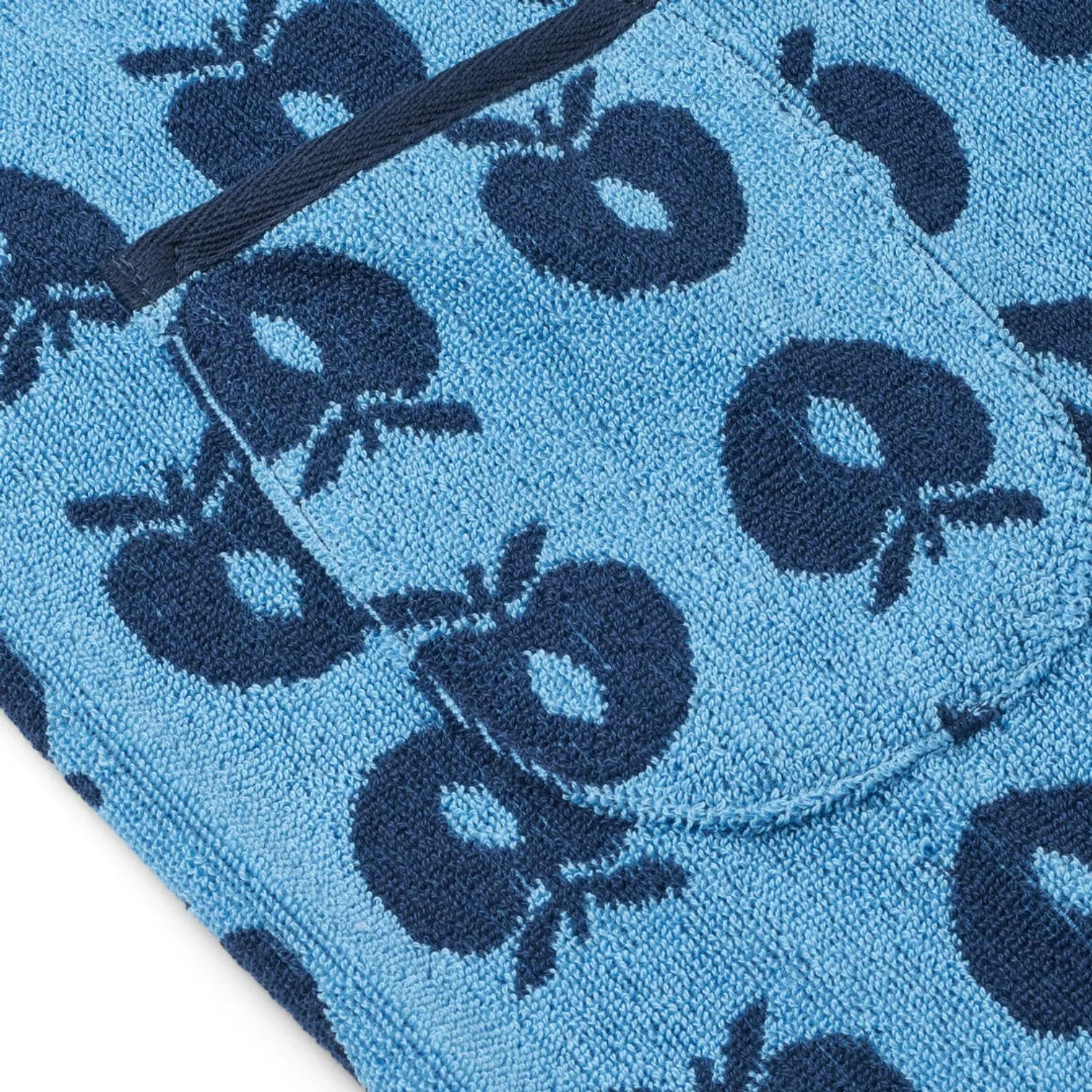 Småfolk Blue Grotto Bathrobe With Apples
