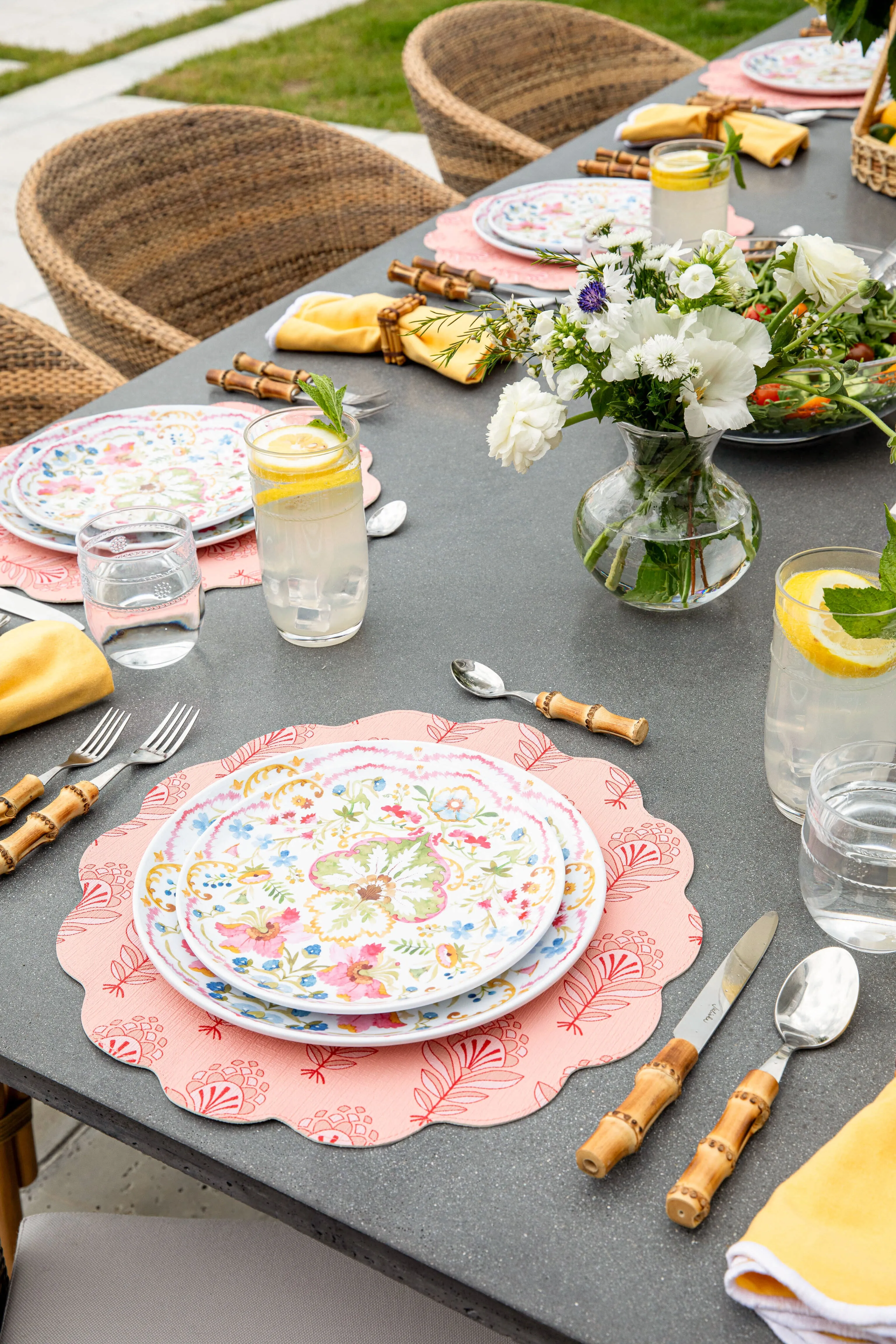 Sofia Melamine Salad Plate