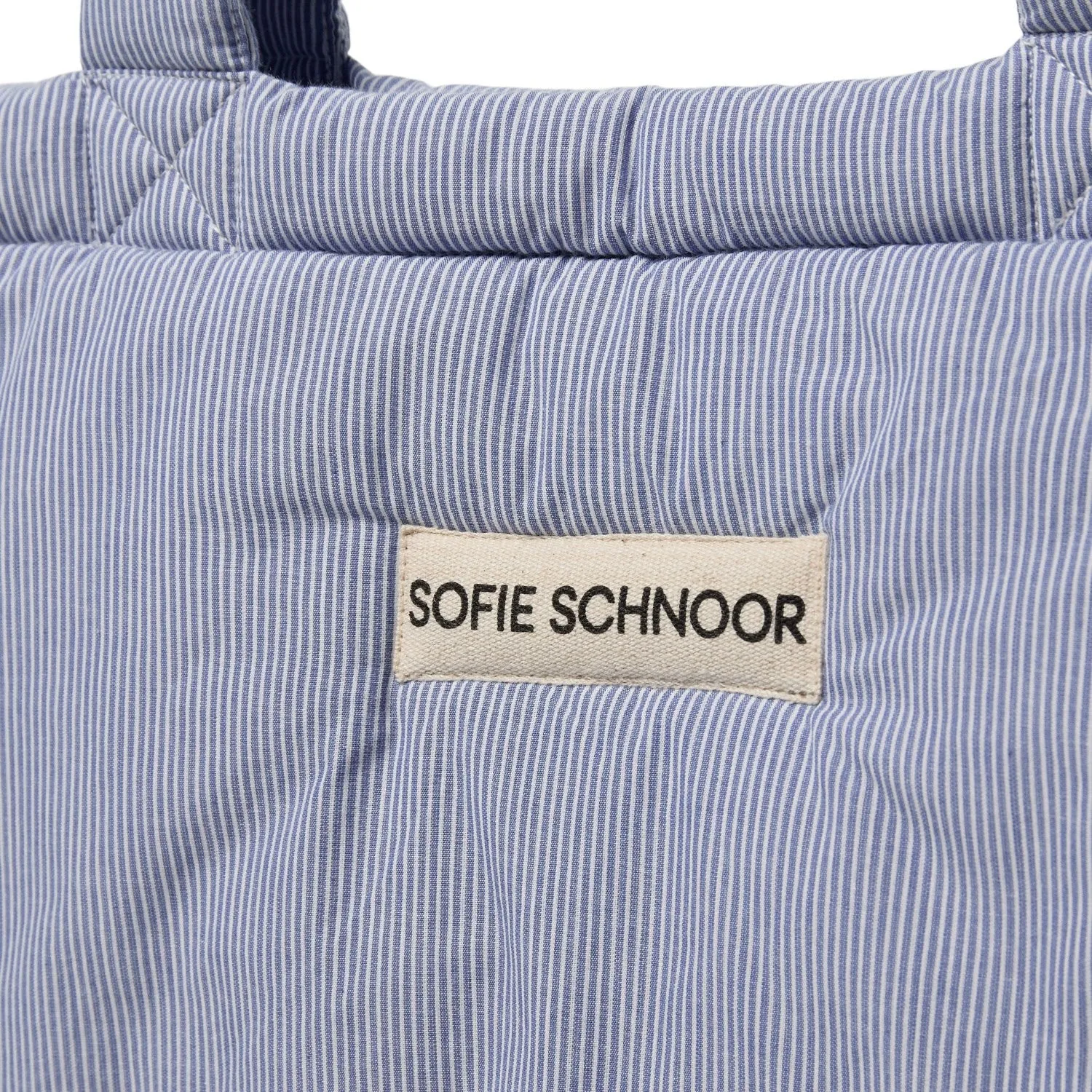 Sofie Schnoor Blue Striped Tote Bag