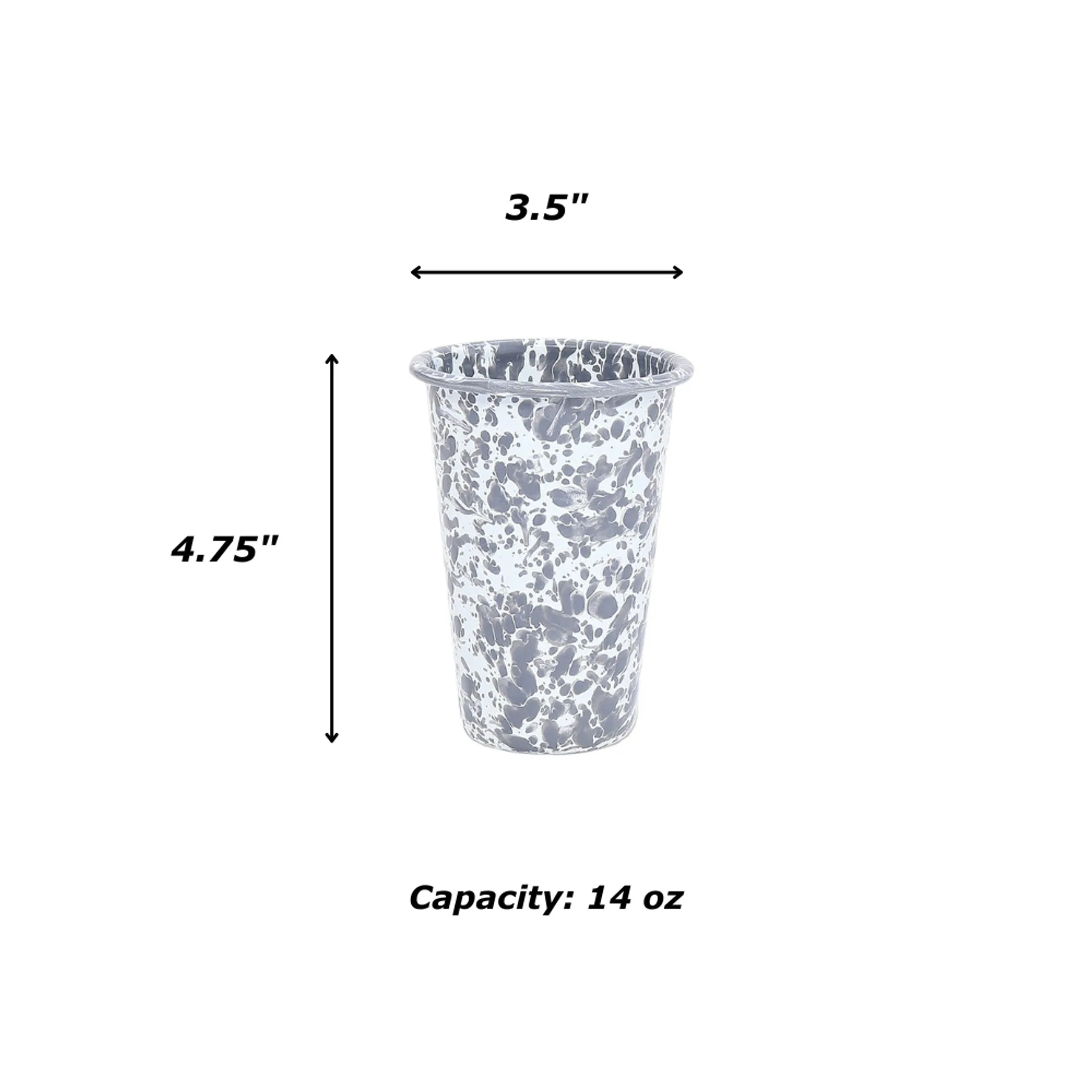 Splatter 14 oz Tumbler - Yellow