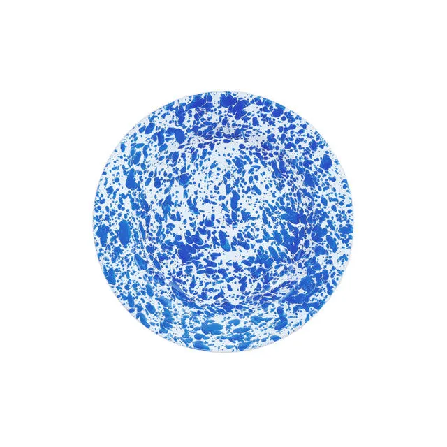 Splatter Dinner Plate - Blue Splatter