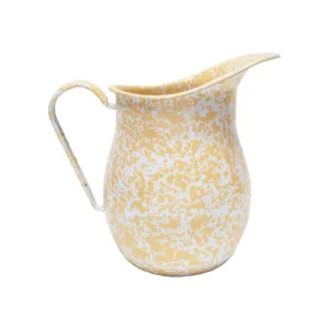 Splatter Large Pitcher - Yellow Splatter