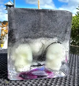 SPOOKY SKULL GEL CANDLE