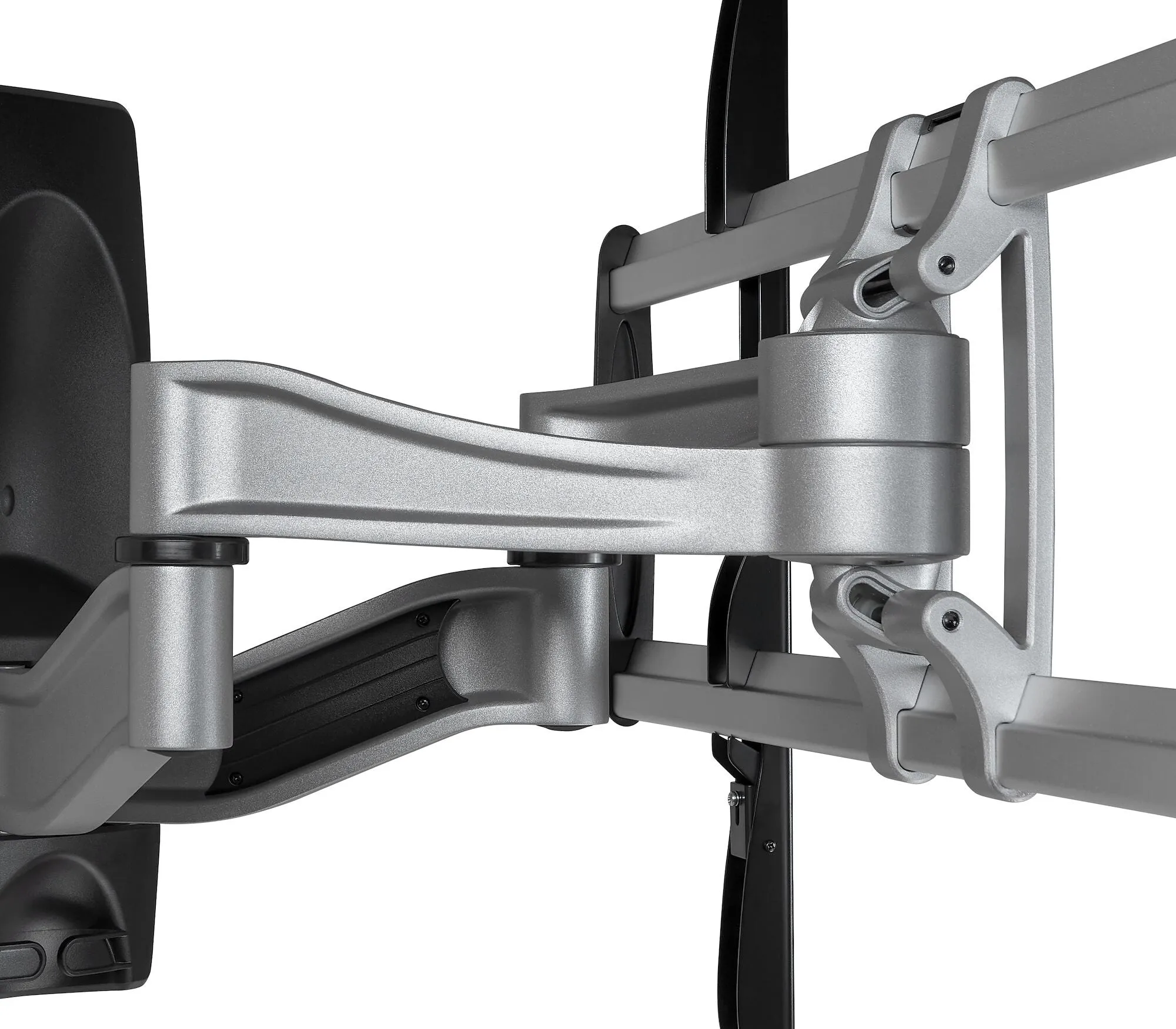 StarTech.com Full Motion TV Wall Mount - Heavy Duty Articulating TV Wall Mount Bracket for 32" to 75" (165lb/75kg) VESA Display - Universal Adjustable Tilt/Swivel Flat Screen Arm - Silver