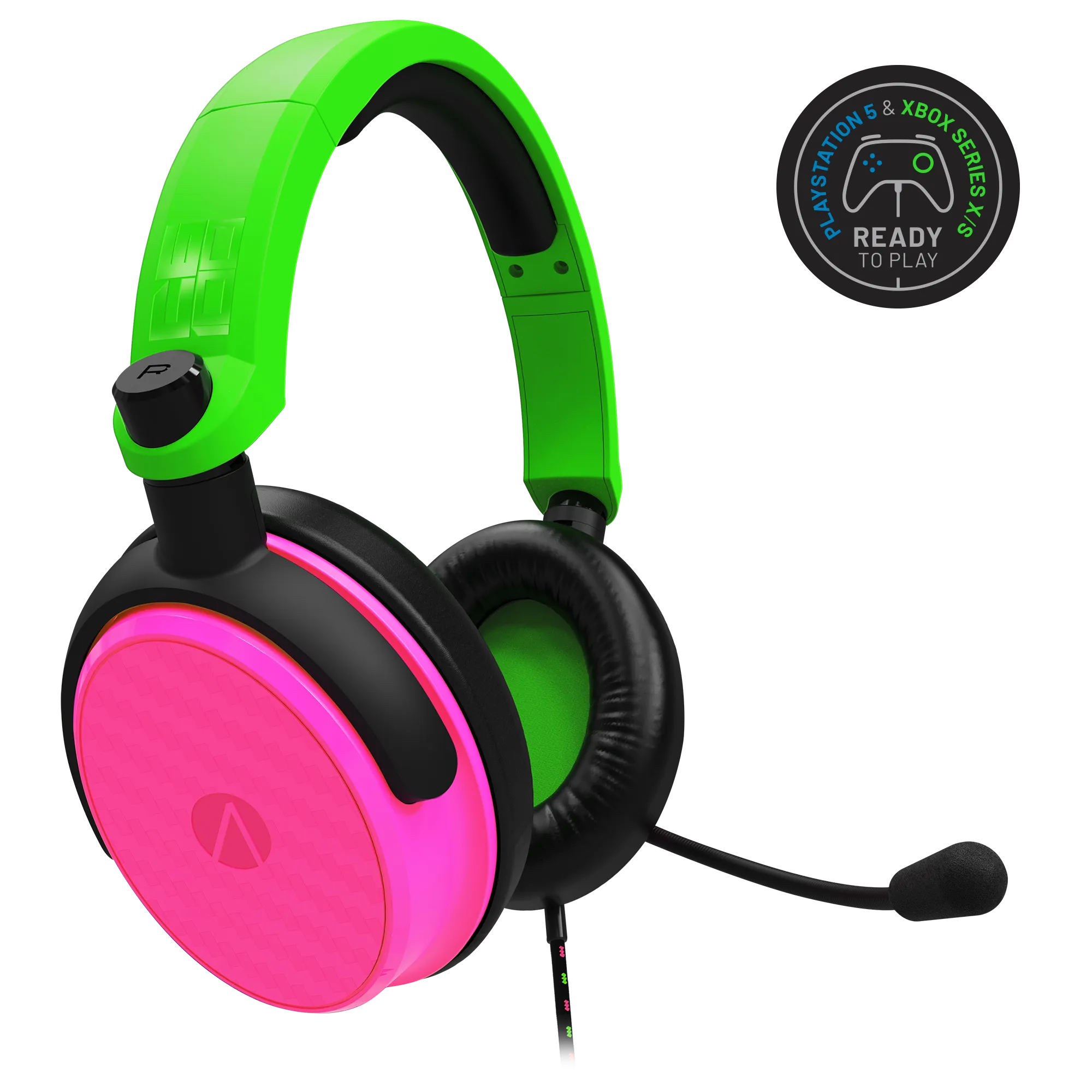 Stealth C6-100 Gaming Headset for Switch, XBOX, PS4/PS5, PC - Neon Green/Pink