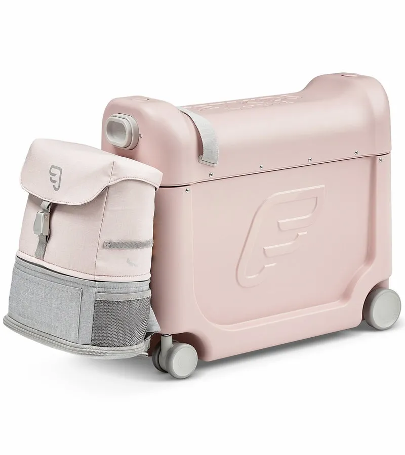 Stokke JetKids BedBox   Crew Backpack Travel Bundle, Pink Lemonade
