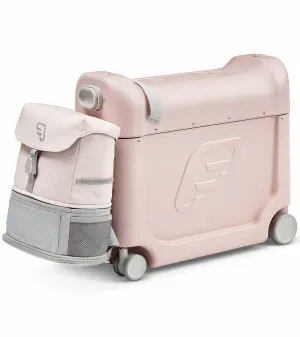 Stokke JetKids BedBox   Crew Backpack Travel Bundle, Pink Lemonade