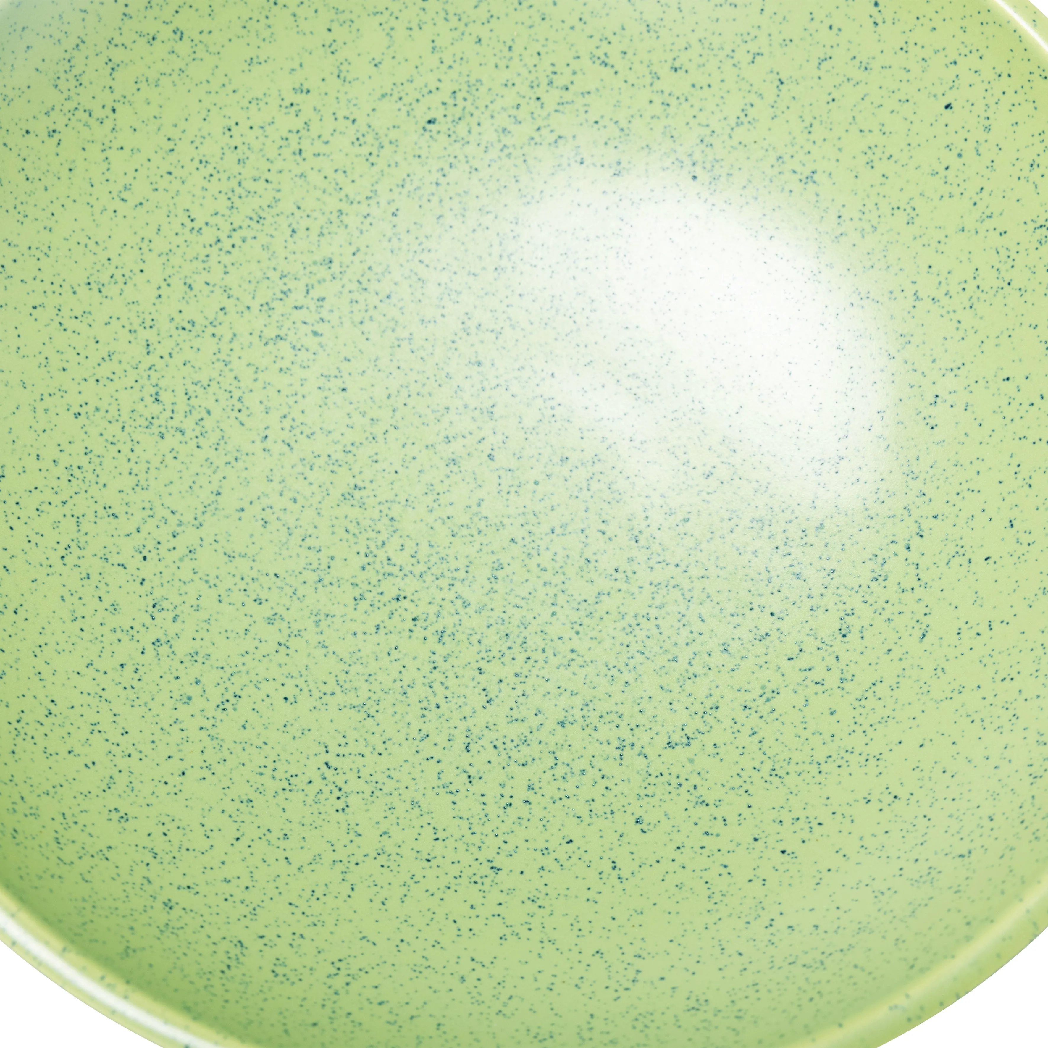 The Emeralds: Ceramic Bowl on Base Dripping Green Large