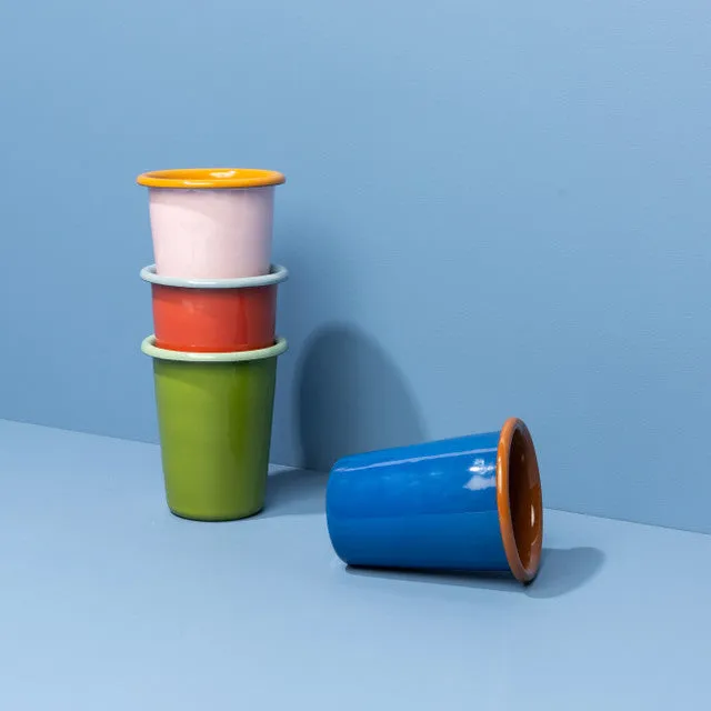 The Get Out x CCH 8 oz Small Tumbler - Blue & Brown