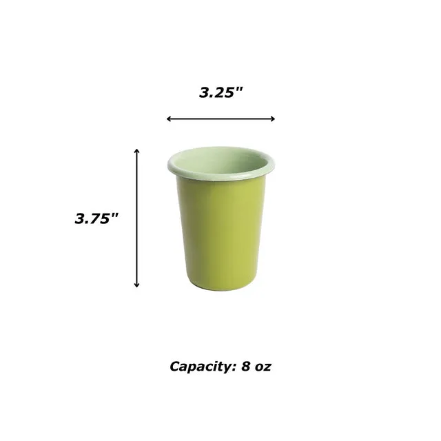 The Get Out x CCH 8 oz Small Tumbler - Blue & Brown