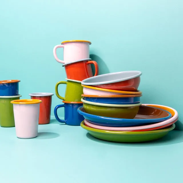 The Get Out x CCH Coupe Dinner Plate - Pink & Mustard
