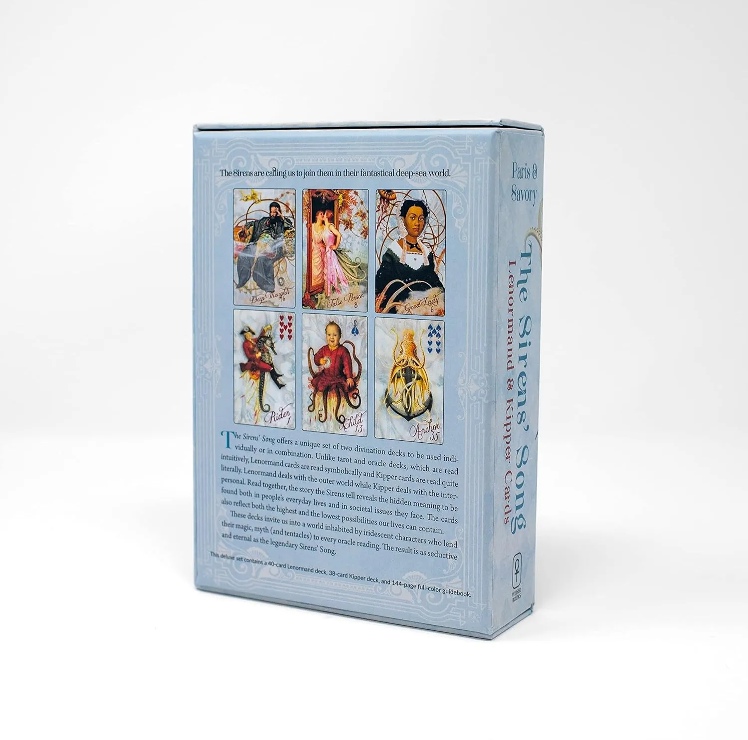 The Sirens’ Song: 40 Lenormand Cards, 38 Kipper Crds & 144Bk
