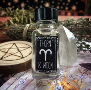 Thorn & Moon Zodiac Oil - Aries - Pure Essential Oils- Peppermint, Frankincense, and Geranium