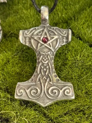 Thor’s Hammer - 100% Pewter Necklace