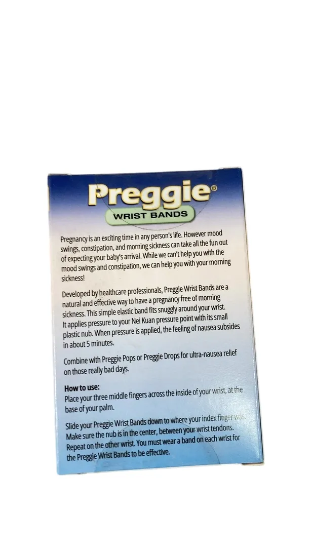 Three Lollies Preggie Anti-Nausea Wristbands