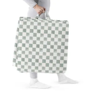 Toki Kids Vegan Leather Cover, Checker Matcha, Standard