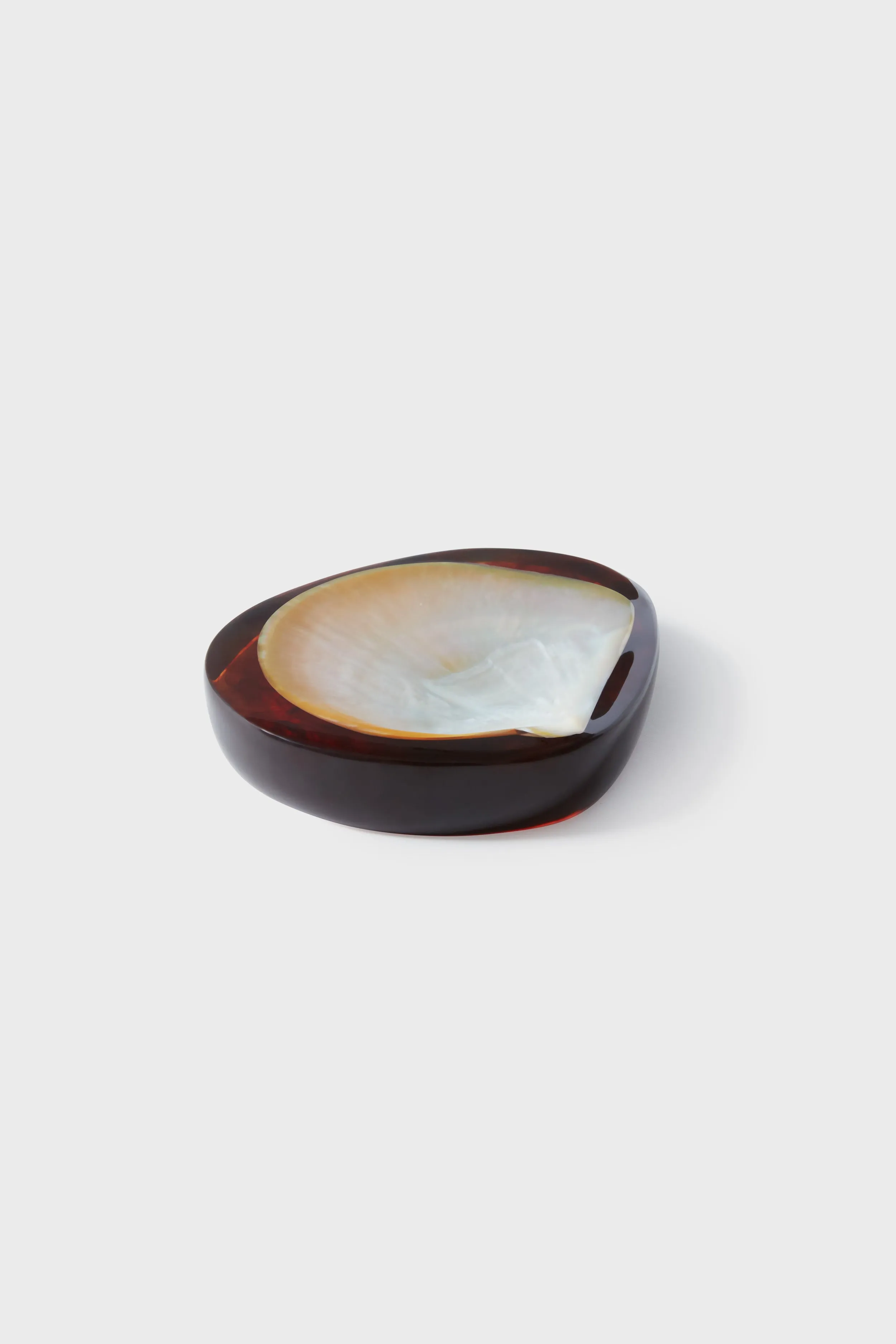 Tortoise Small Round Caviar Dish