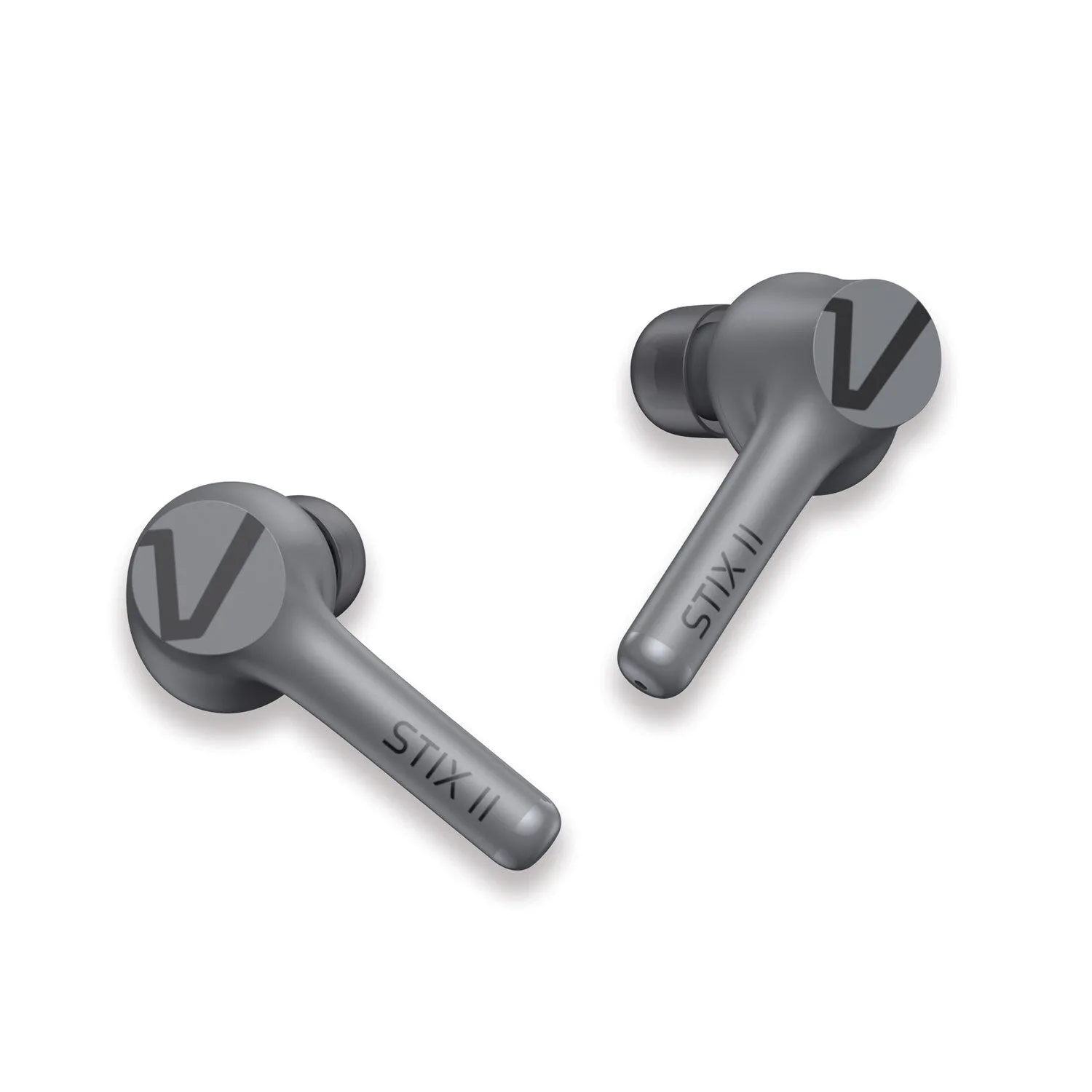 Veho STIX II True Wireless Earphones  Platinum Grey