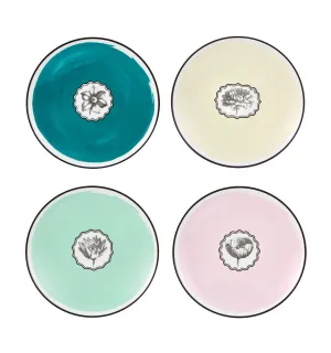Vista Alegre | Christian Lacroix - Herbariae Set 4 Dessert Plates
