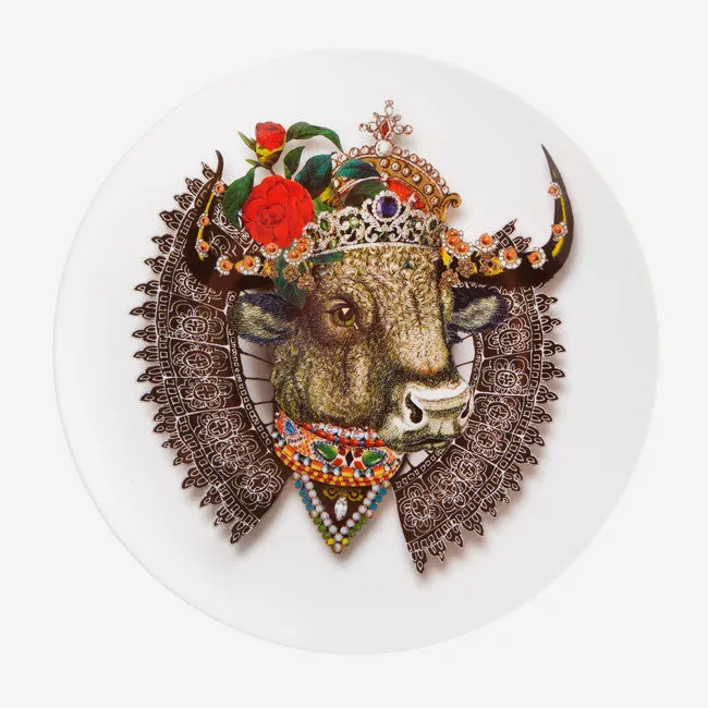 Vista Alegre | Christian Lacroix - Love Who You Want Dessert Plate "Queenbull"