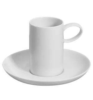 Vista Alegre | Domo White Large Coffee Cup & Saucer