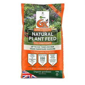 Vitax 6X Natural Fibrous Fertiliser 15kg