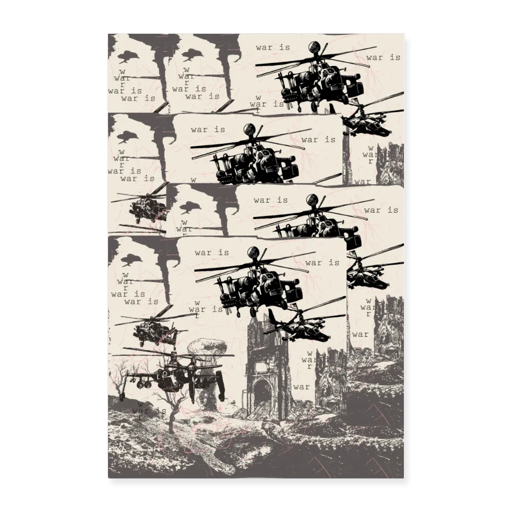 WAR IS Poster 24x36
