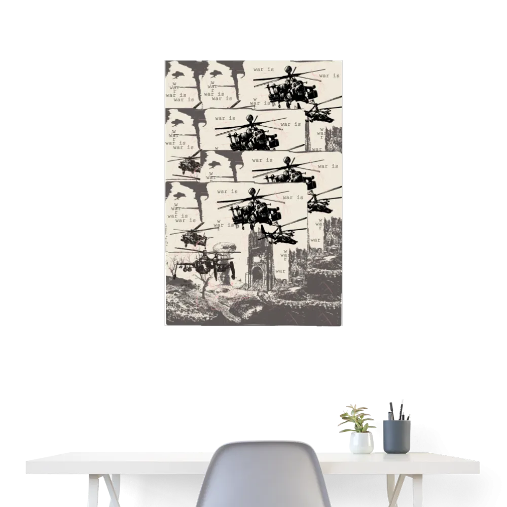 WAR IS Poster 24x36