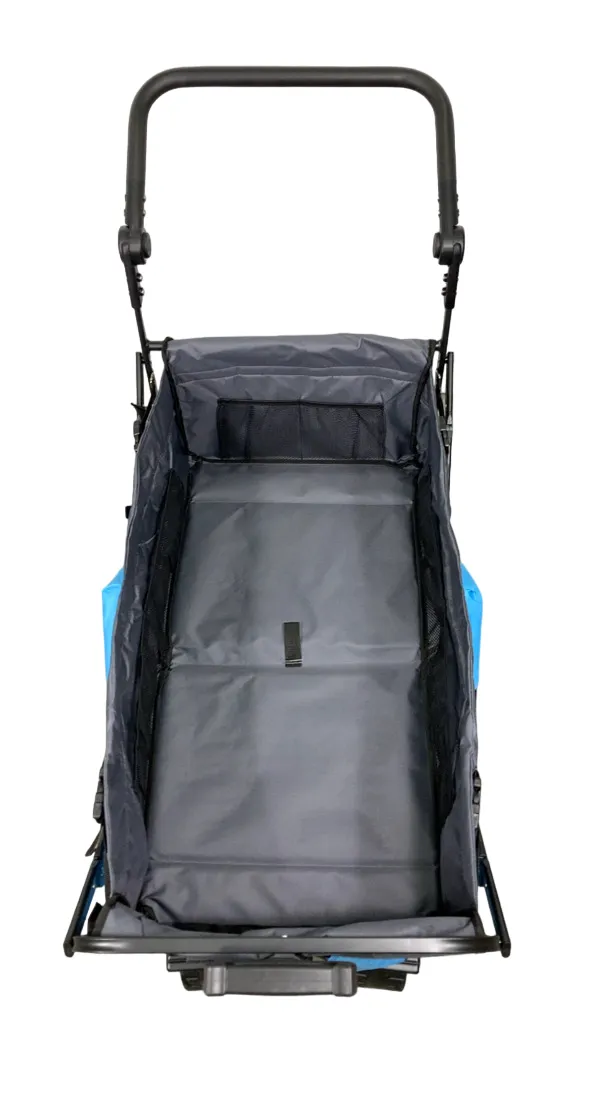 Wonderfold S3 Outdoor Utility Wagon, Aqua Grey