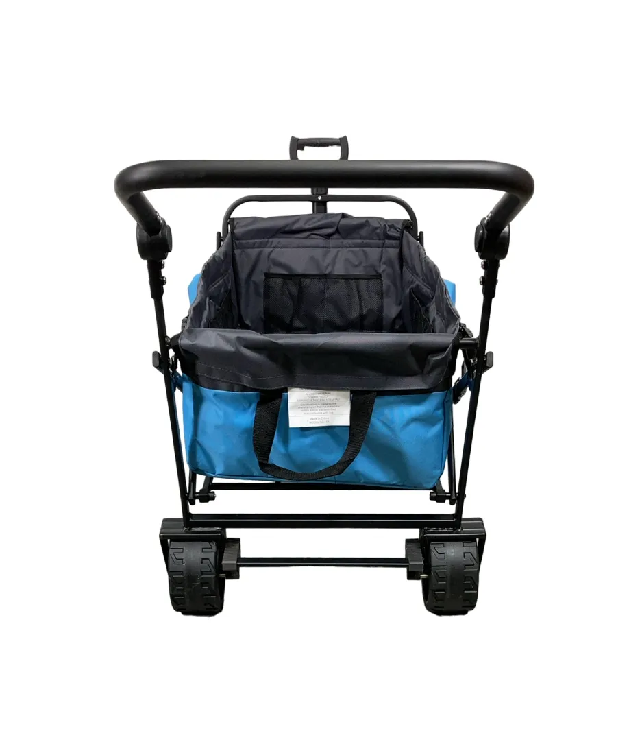 Wonderfold S3 Outdoor Utility Wagon, Aqua Grey