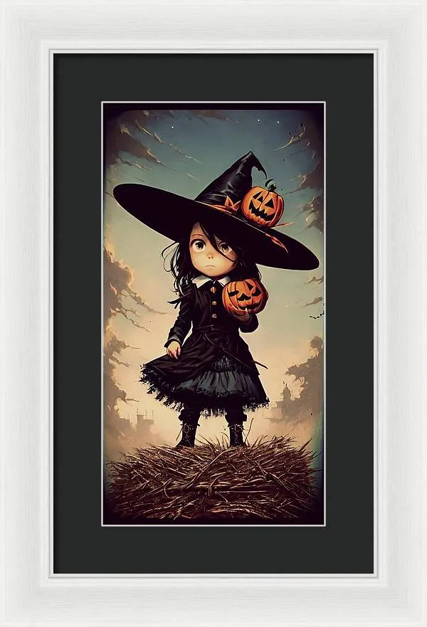Young Halloween - Framed Print