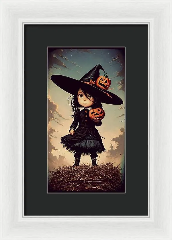 Young Halloween - Framed Print