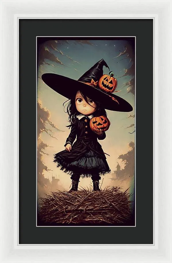 Young Halloween - Framed Print