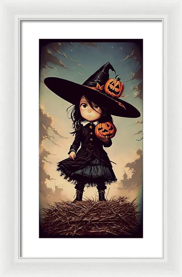 Young Halloween - Framed Print