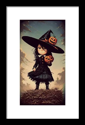 Young Halloween - Framed Print