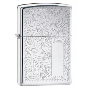 Zippo Venetian High Polish Chrome Lighter