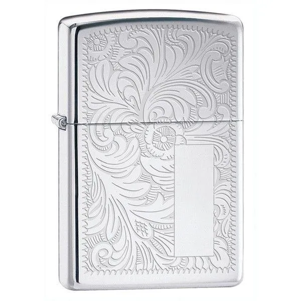 Zippo Venetian High Polish Chrome Lighter