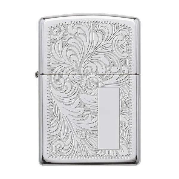 Zippo Venetian High Polish Chrome Lighter