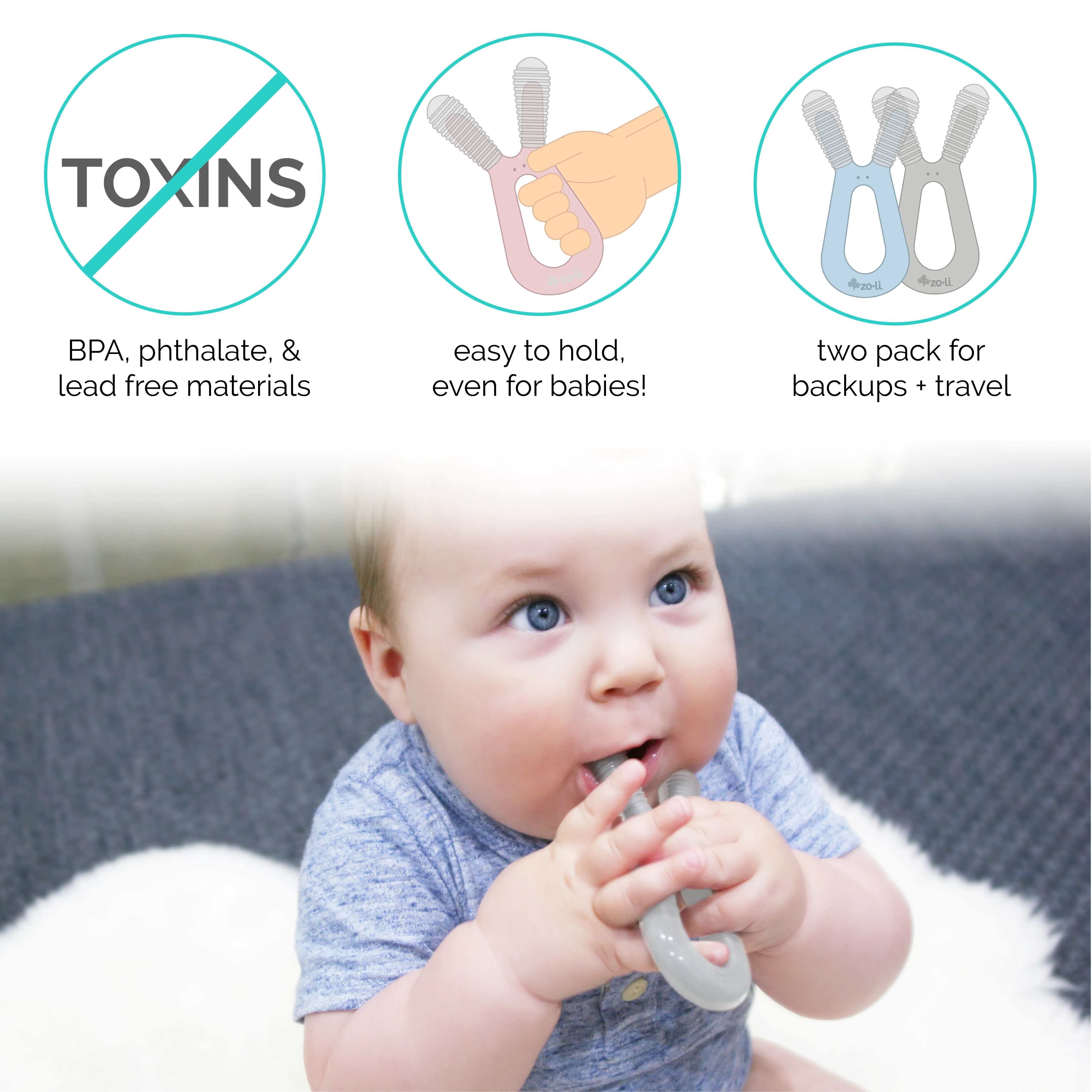 Zoli Bunny Teether